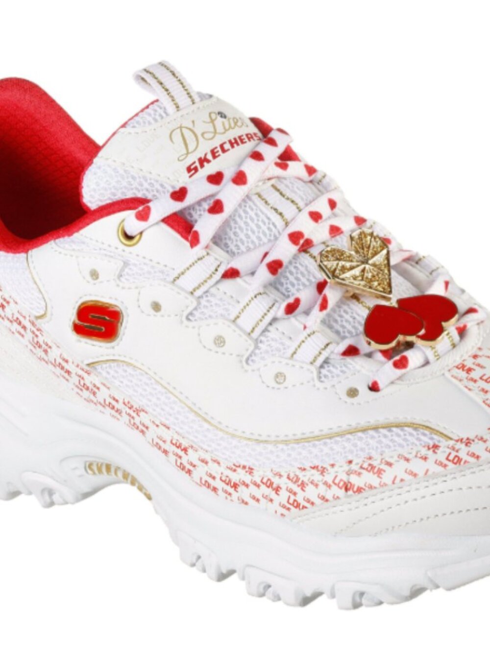 Sketchers D’Lites Valentines You’re So Cupid Sneakers